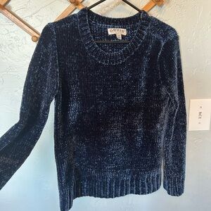 Orvis Women's Deep Blue Crew Neck Sweater